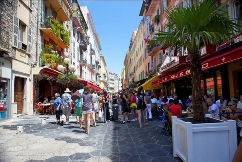 Studio A Louer Au Coeur Du Carre Dor A Nice, Rue Dalpozzo A 150 Metres Des Plages Exterior photo